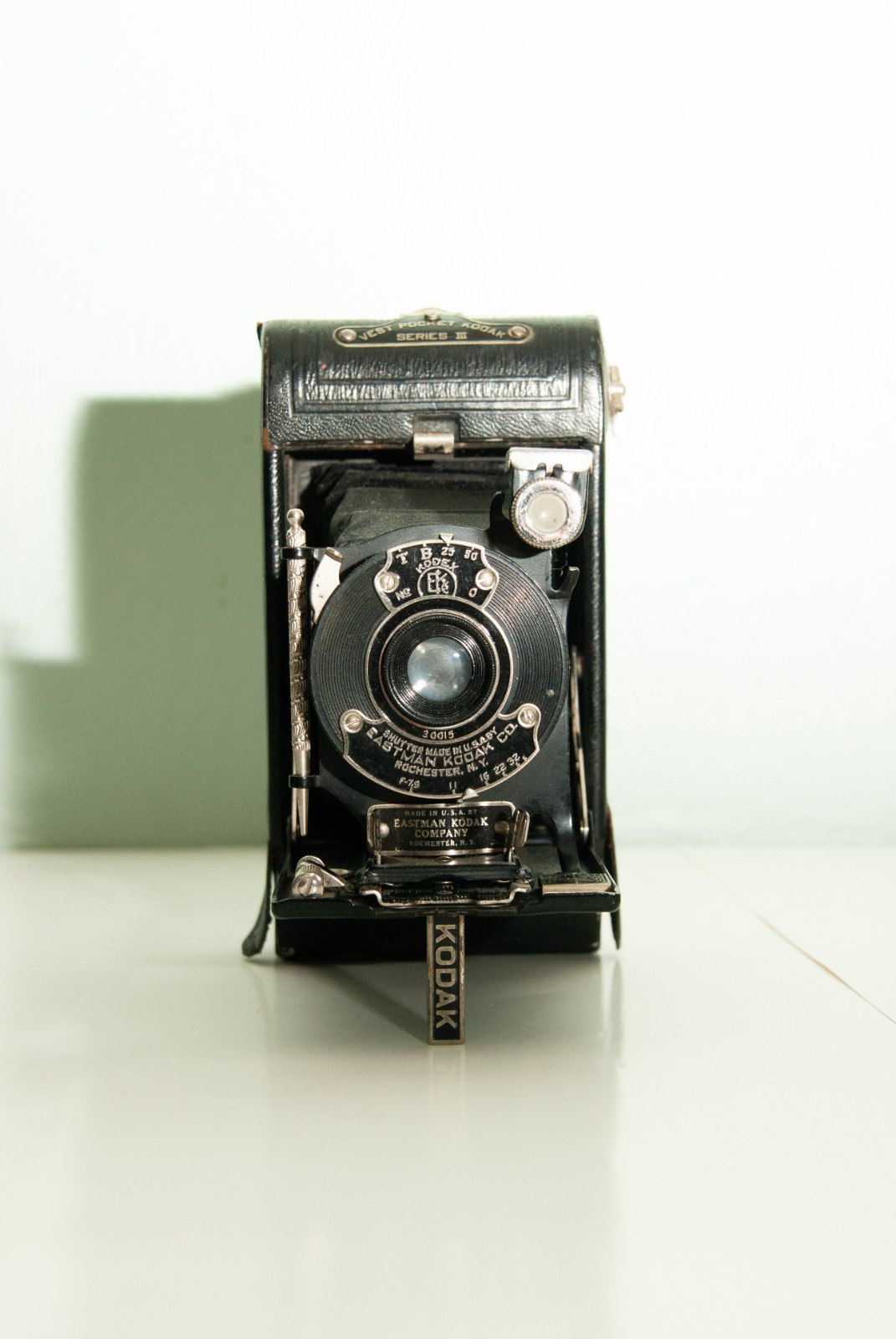 ca 1920s Antique Vest Pocket Kodak Series III Folding Camera Black untested