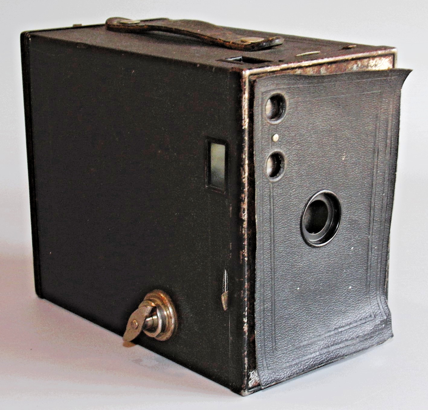 Antique Kodak No 2A Brownie Model C Box Camera 116 Film Display Restoration