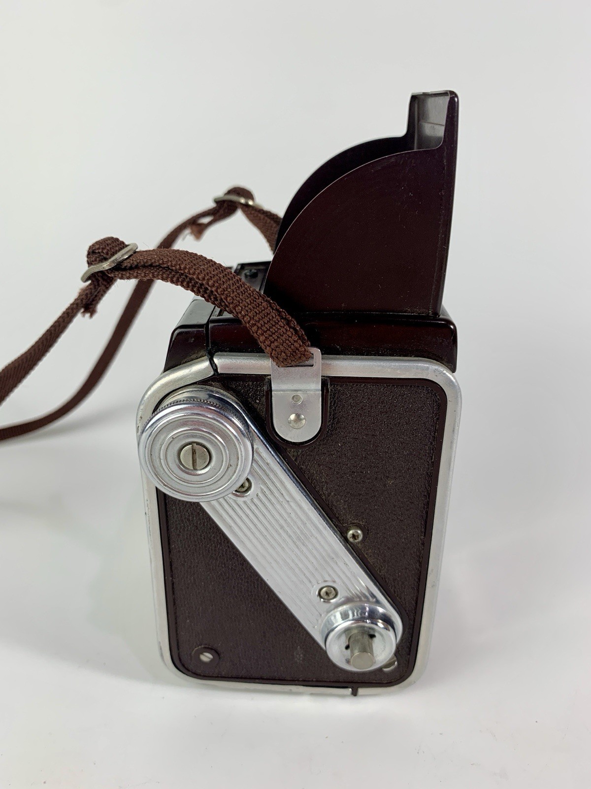 Vintage Kodak Duaflex IV Camera w/Kodet Lens & Strap – Untested, Working Shutter