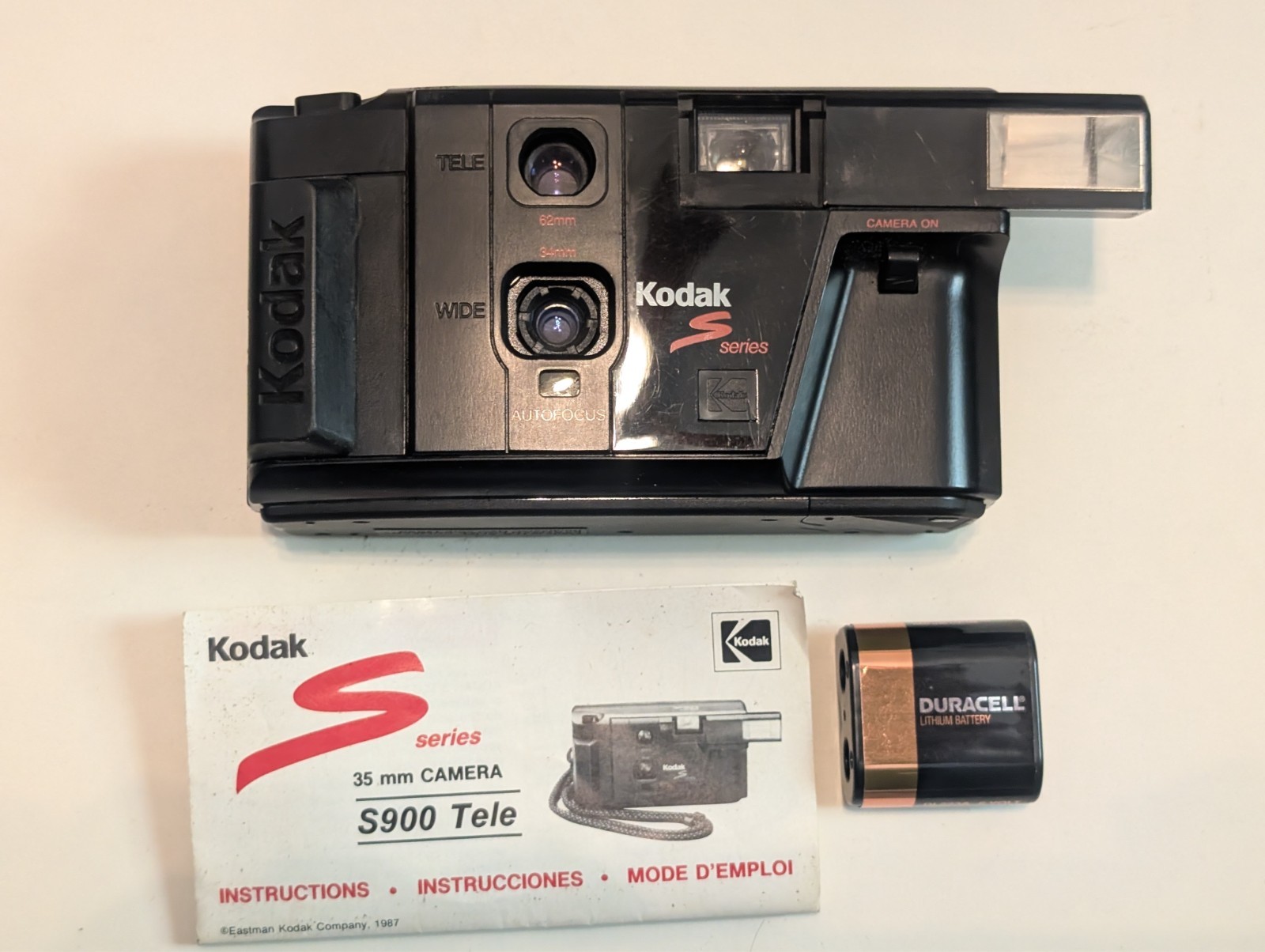 KODAK S900 35mm Dual Lens Camera w/Auto Focus – Untested – Parts Or Repair