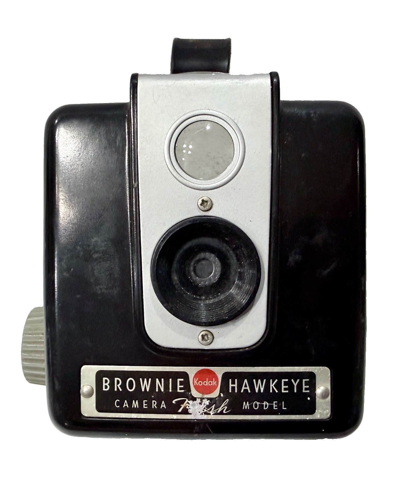 Kodak Brownie Hawkeye Flash Model 620 Film Camera & Case VTG, F10