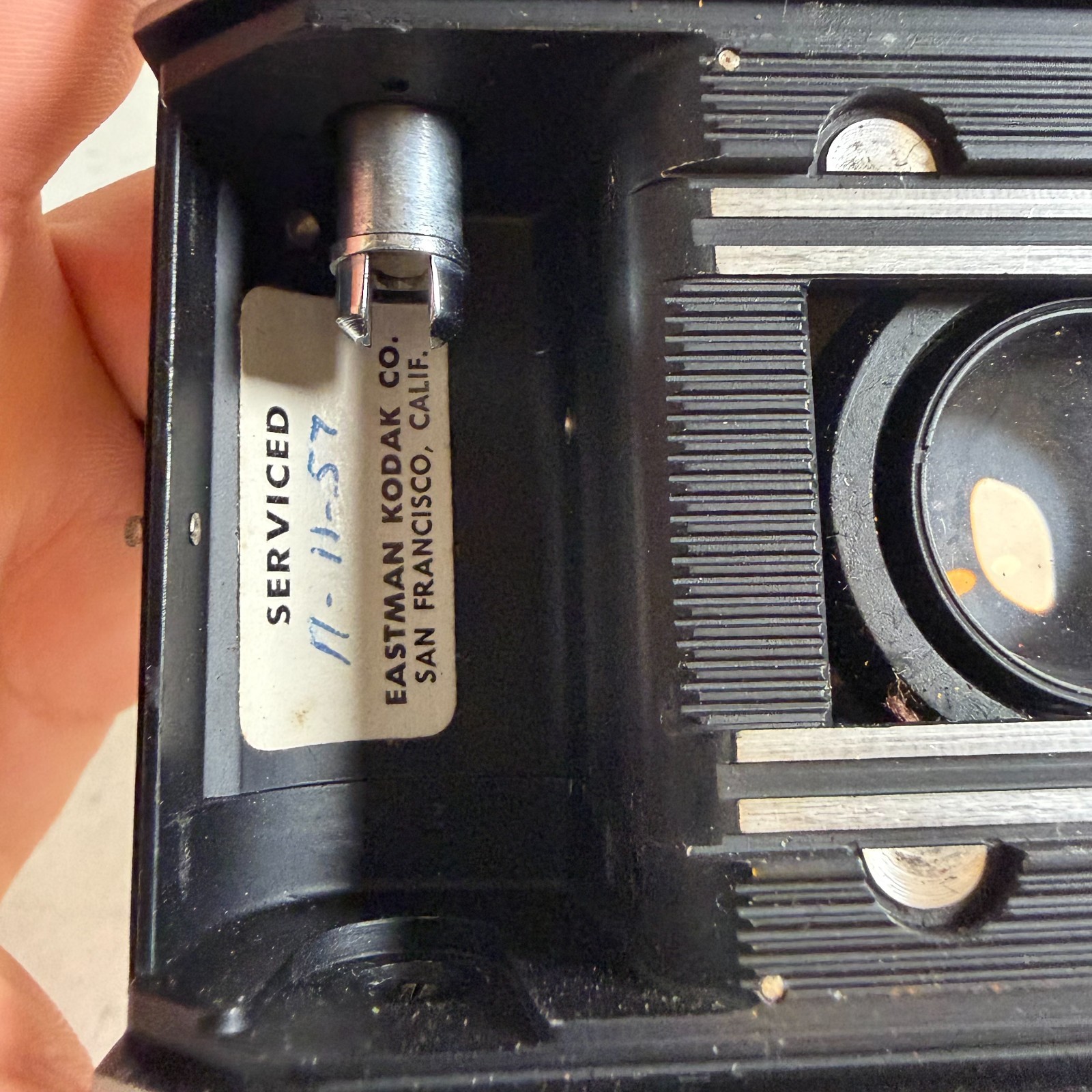 Vintage Kodak Retina IIa Black Compact 35mm Folding Rangefinder Camera