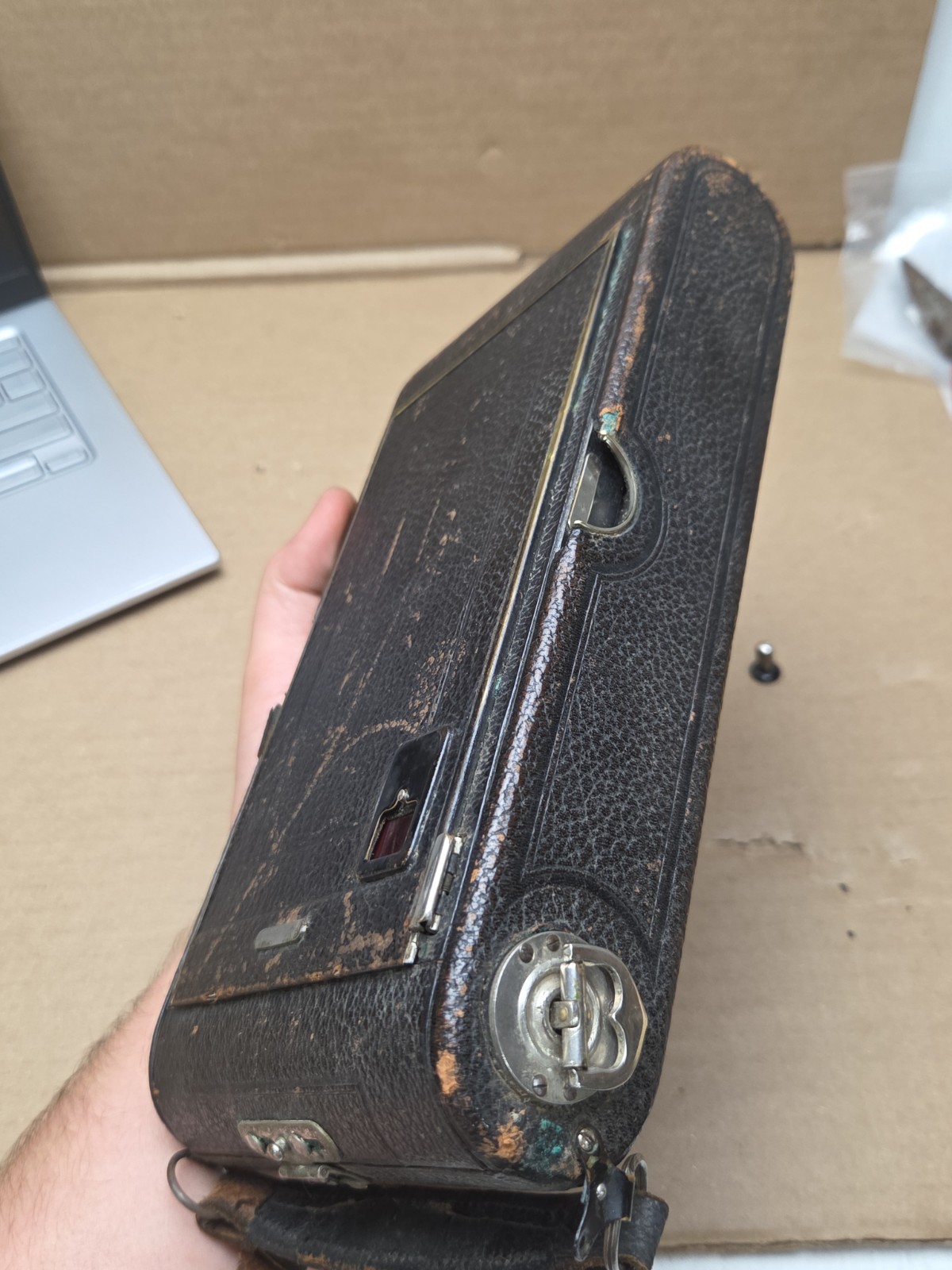 Antique ICA Akt Ges Dresden Anastigmat Antique Folding Camera Untested
