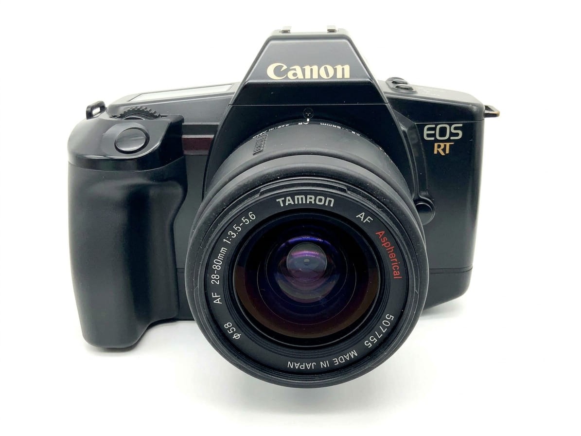 Good Canon EOS RT Black 35mm SLR Kit Set with Tamron 28-80mm f/3.5-5.6 EF Lens