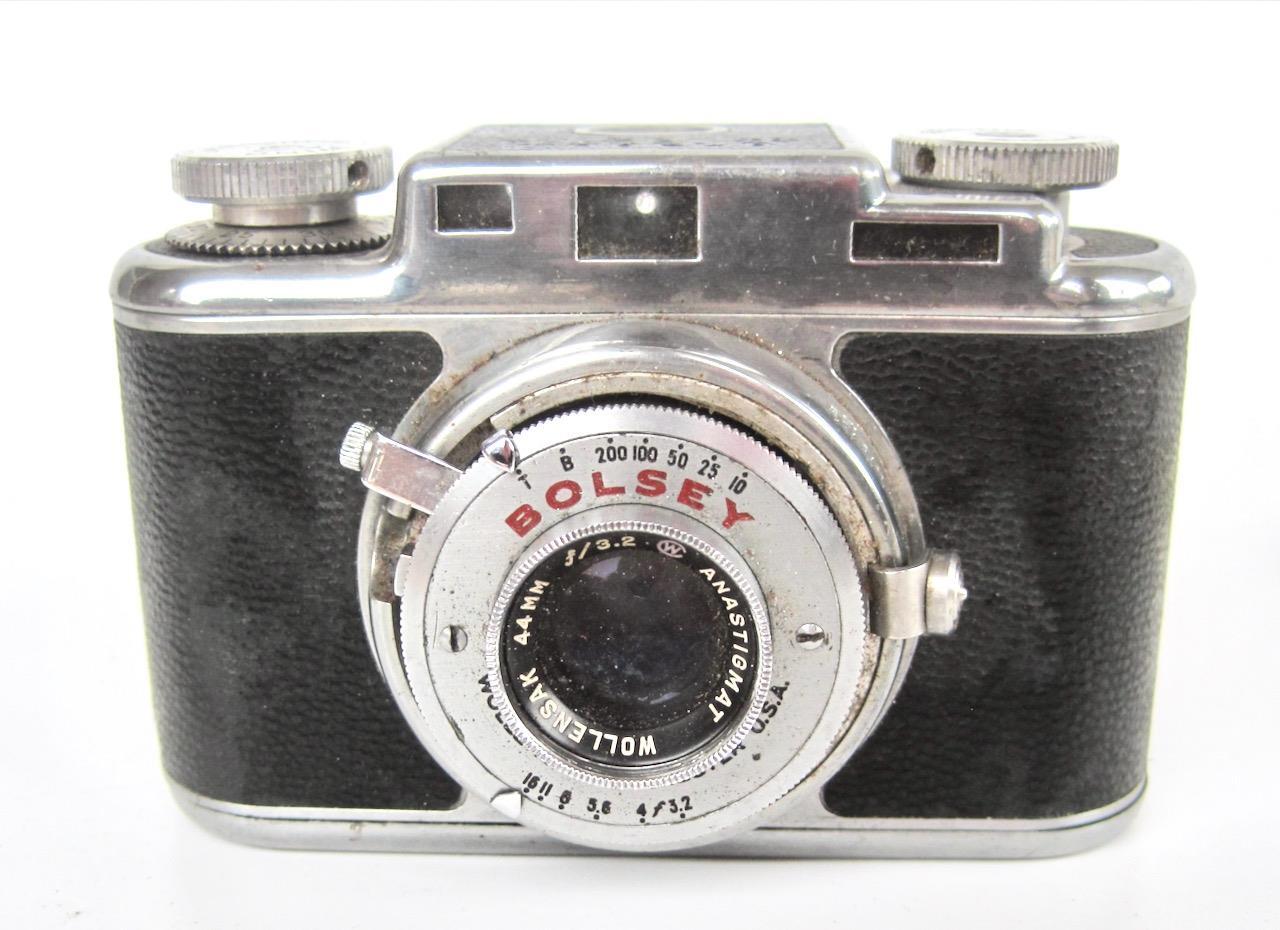 Bolsey B Compact 35 mm Camera Wollensack Anastigmat Lens 44/3.2 1947-56