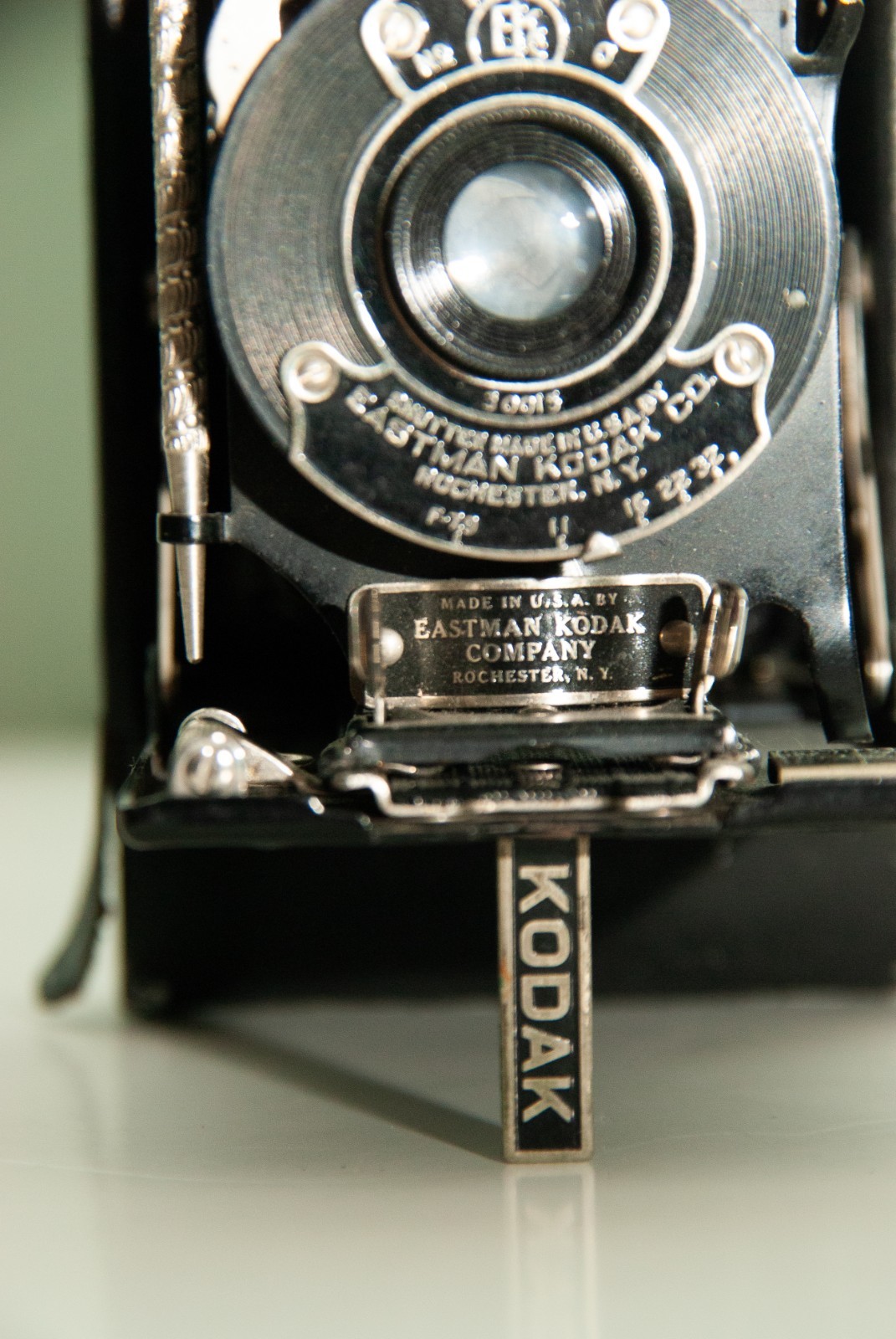 ca 1920s Antique Vest Pocket Kodak Series III Folding Camera Black untested