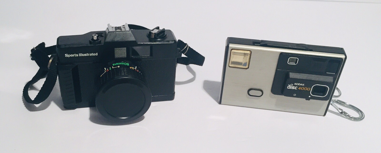 Lot Of 2 Camera’s- Sports Illustrated 35mm Camera & Kodak disc 4000 Camera