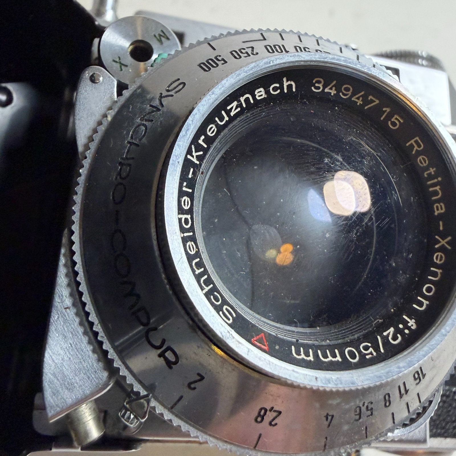 Vintage Kodak Retina IIa Black Compact 35mm Folding Rangefinder Camera