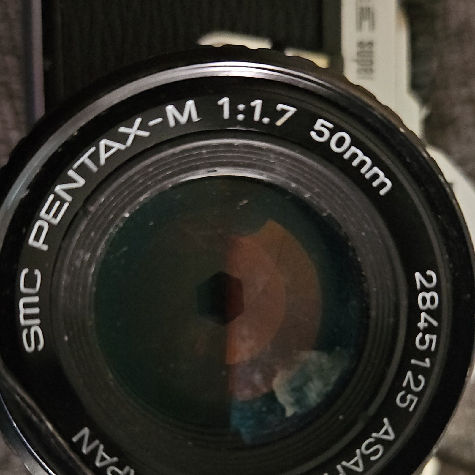 Pentax ME Super Silver 35mm SLR Film Camera w/ SMC Pentax-M 50mm f/1.7