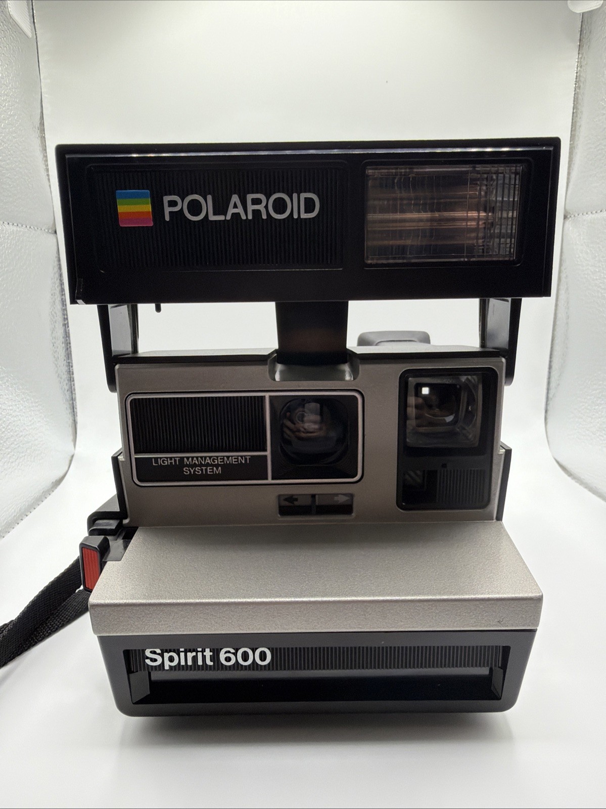 Used Untested Polaroid Spirit 600 Land Camera Gray Black Silver Free Shipping!