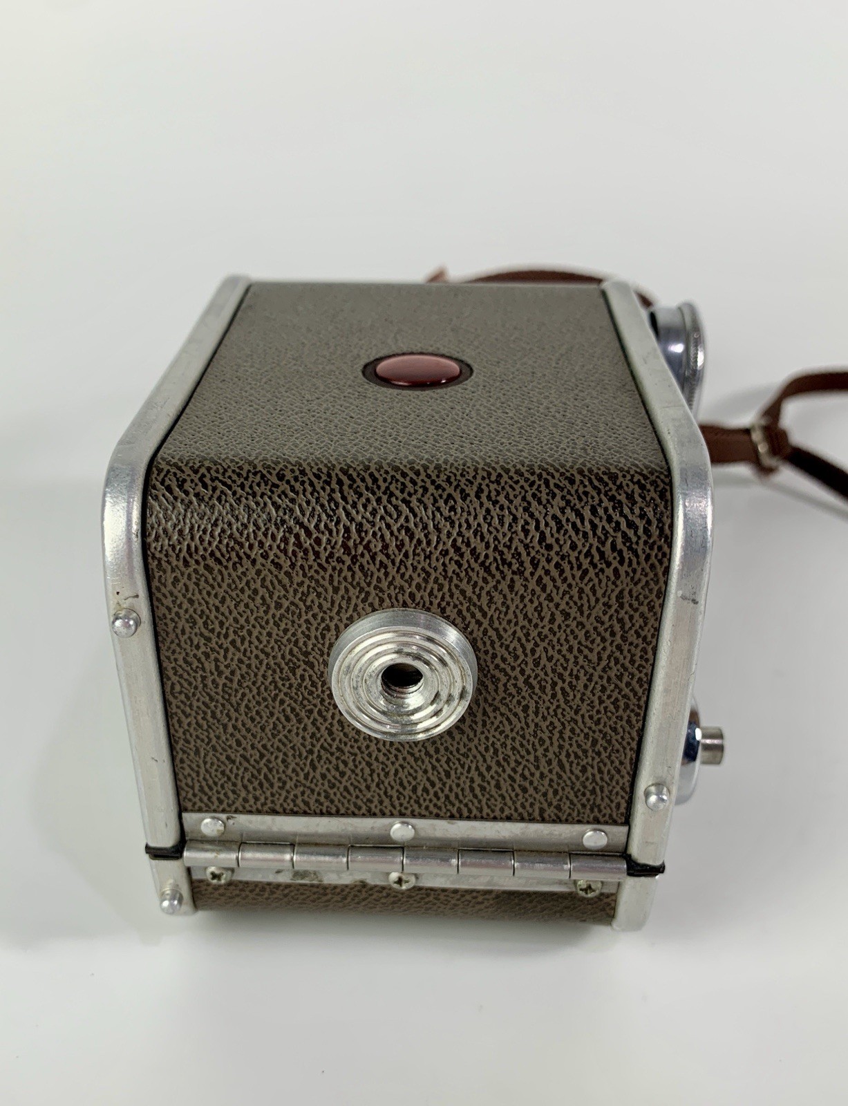 Vintage Kodak Duaflex IV Camera w/Kodet Lens & Strap – Untested, Working Shutter