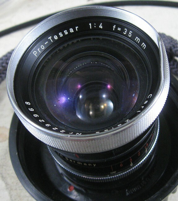 Vintage Estate 35mm Contaflex Super Carl Ziess Ikon 35mm & 50mm Lens Set