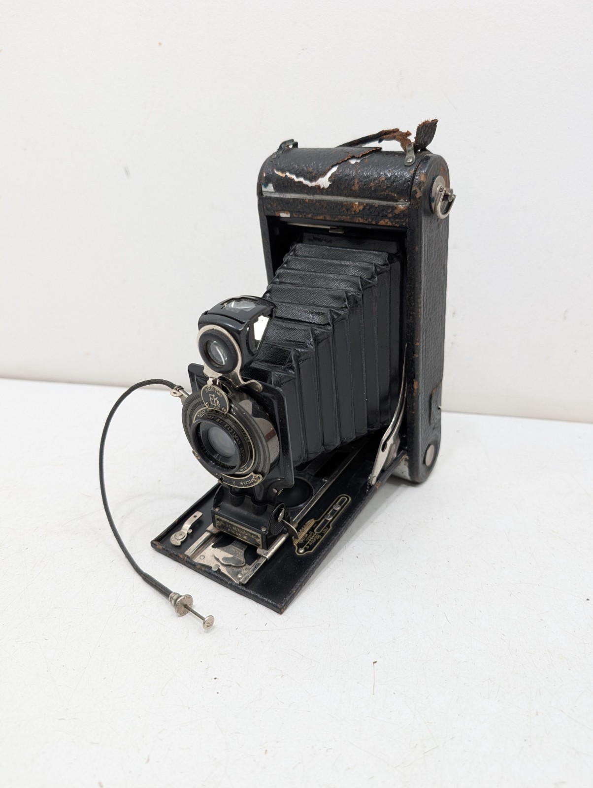 ANTIQUE Kodak No. 2C Autographic Kodak Jr. Billow Camera Vintage