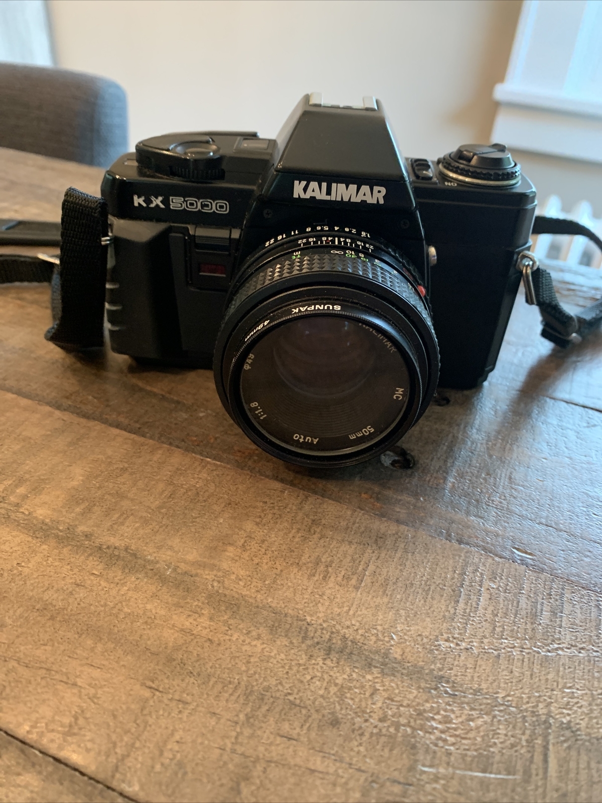 Kalimar KX5000 35mm Film SLR Body + MD f=50mm 1:1.8 Lens Minolta Tested New Bat