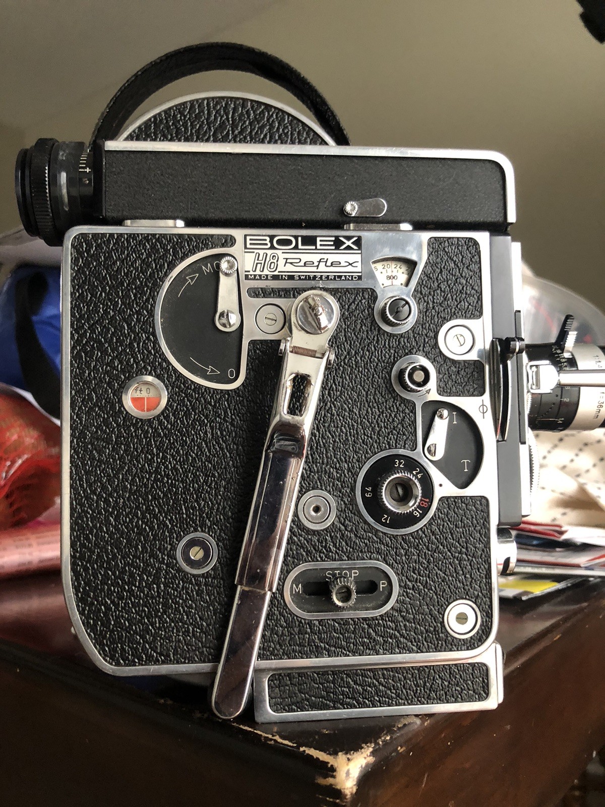 Bolex H8 Reflex Camera Body With Macro Switar Lens