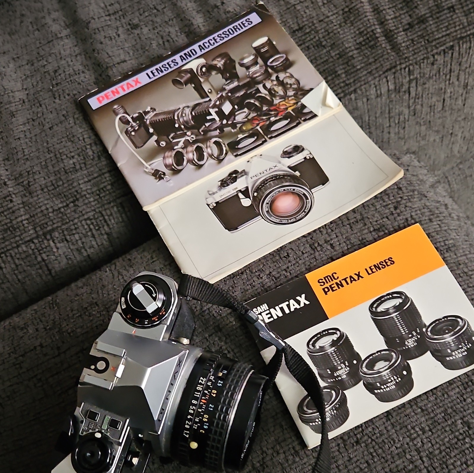 Pentax ME Super Silver 35mm SLR Film Camera w/ SMC Pentax-M 50mm f/1.7