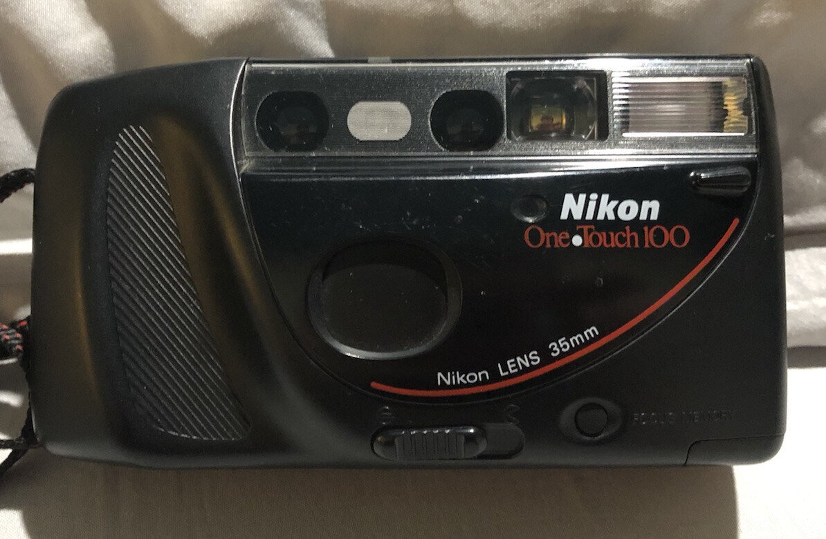 Nikon One Touch 100 – 35mm Point & Shoot Film Camera – Battery Tested Only