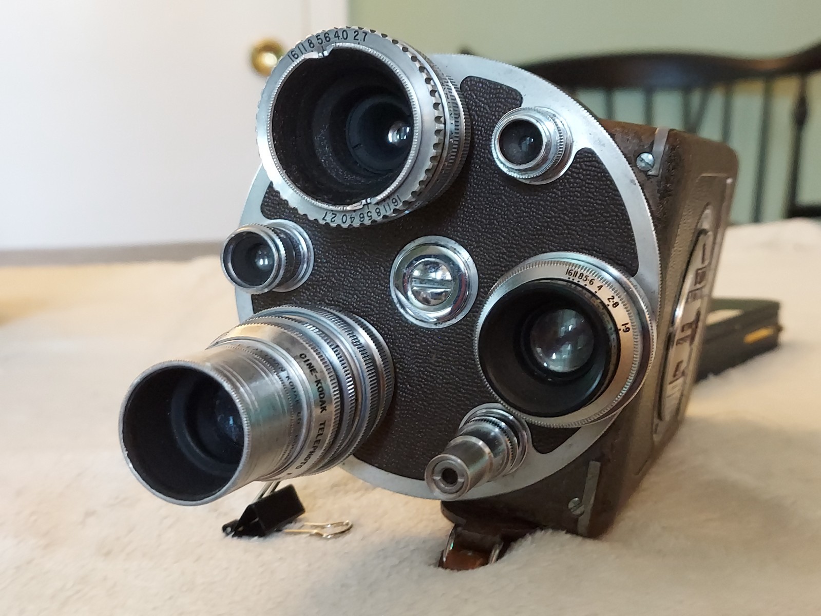 Bell & Howell Filmo 200-TA 16mm Camera Bundle WORKING w/ VIDEO Kodak B&H Lenses