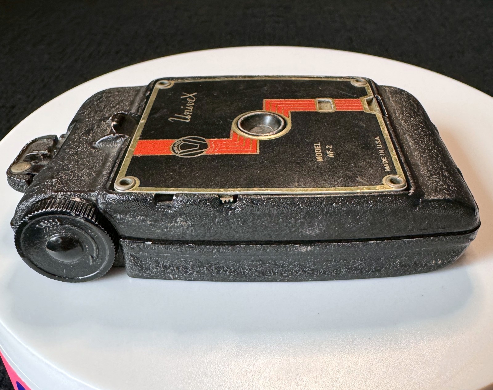 Vintage Univex model AF-2 miniature film CAMERA not working FOR DISPLAY