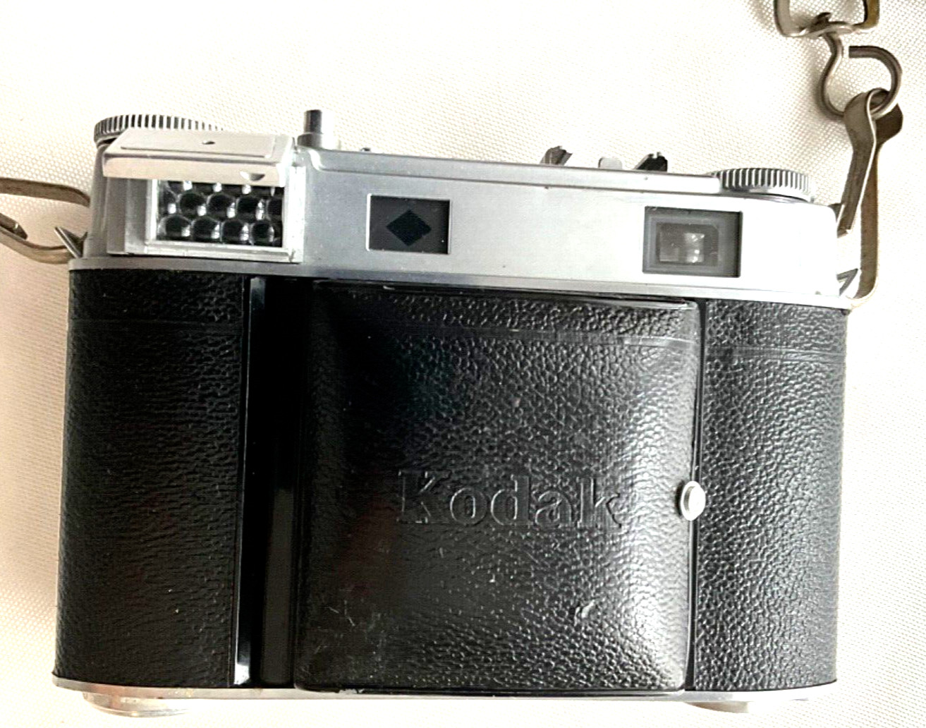 Vtg Kodak Camera Retina IIIc Rangefinder 35mm Black +strap+Case Germany Work