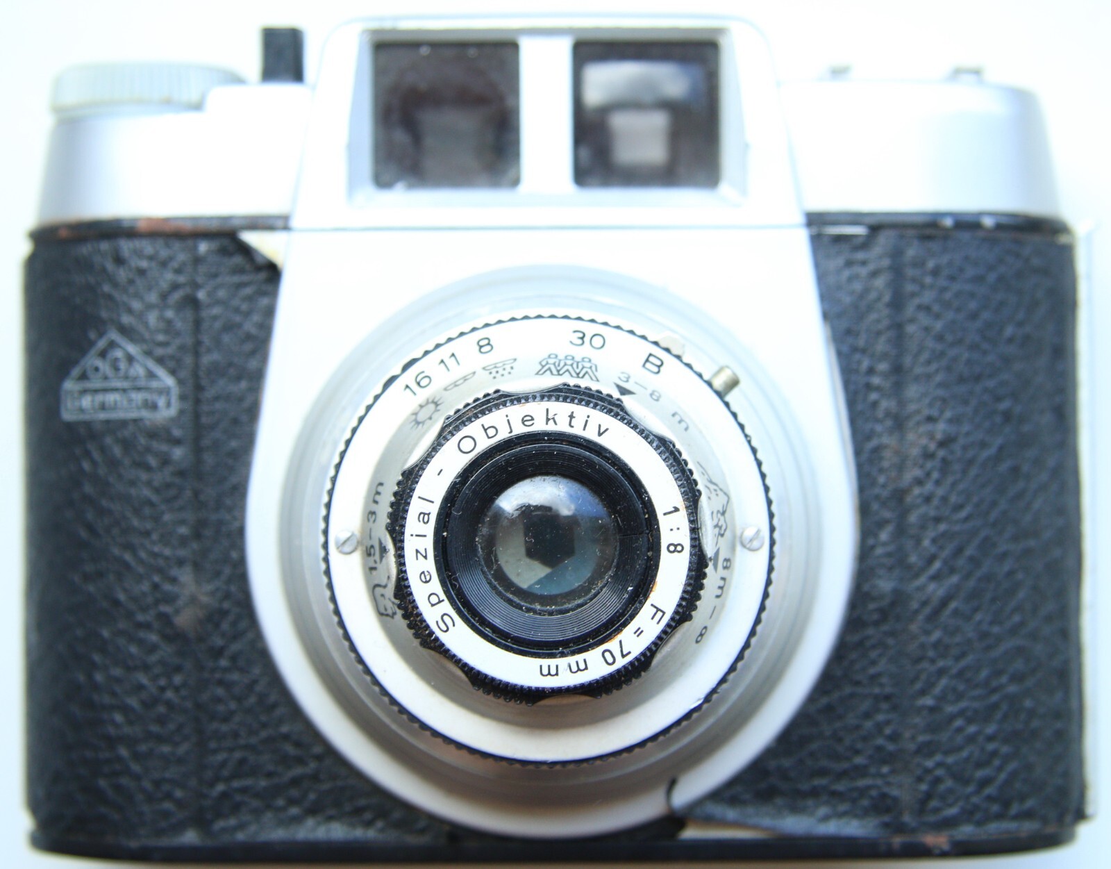 Vintage Franka Solida Record T Spezial Objektiv F70 Film Camera 120 mm
