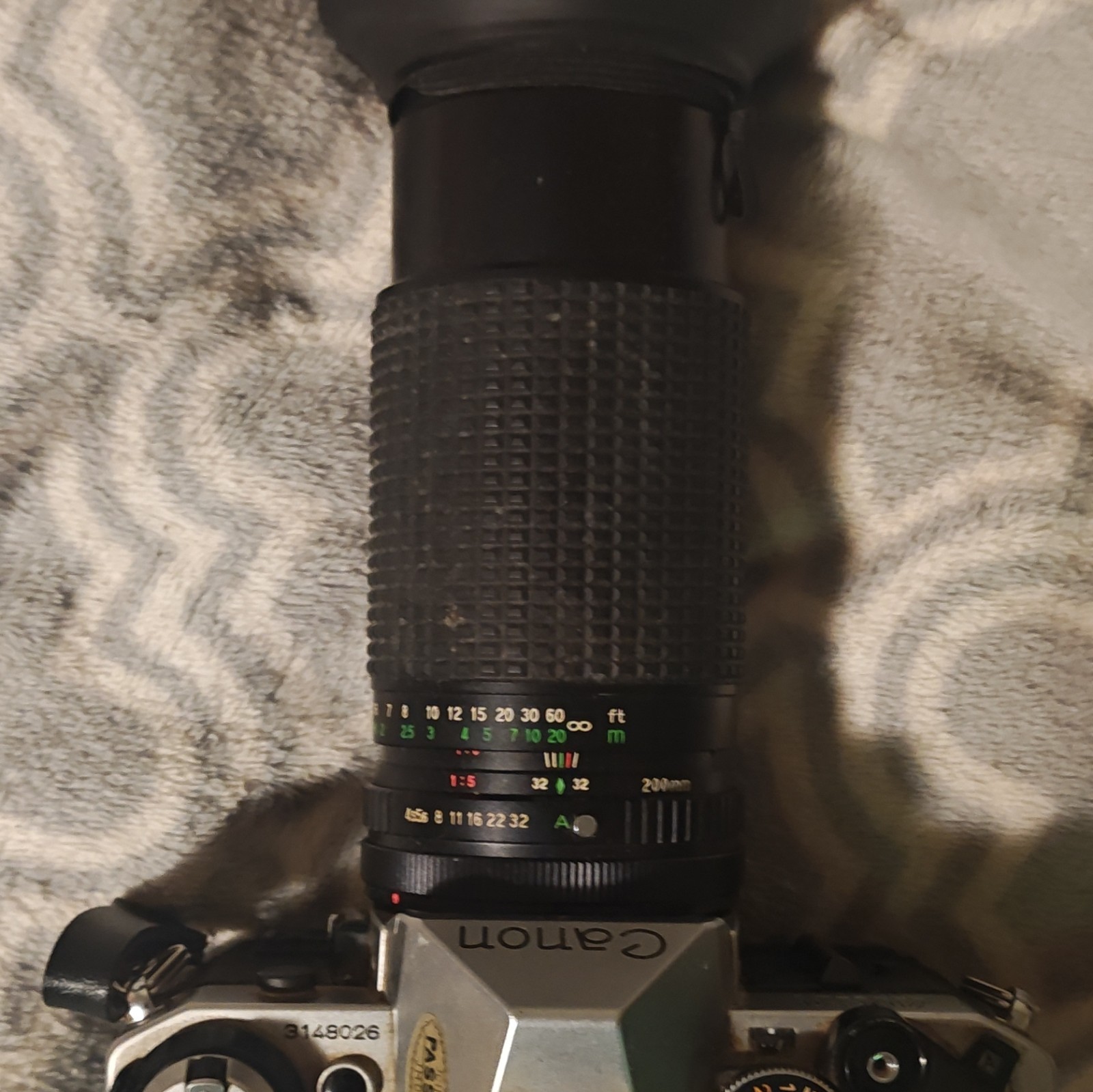 Canon AE-1 Program 35mm SLR Film Camera with Zoom Lens, Silver/Black