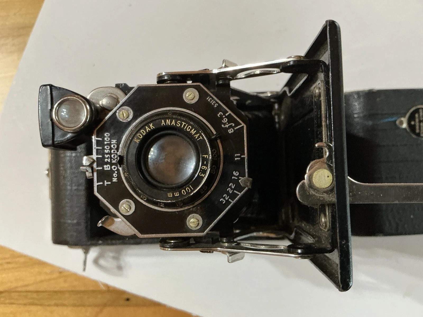 Vintage Kodak Junior Six-20 Camera Anastigmat 100mm f/6.3 Kodon Shutter Tested