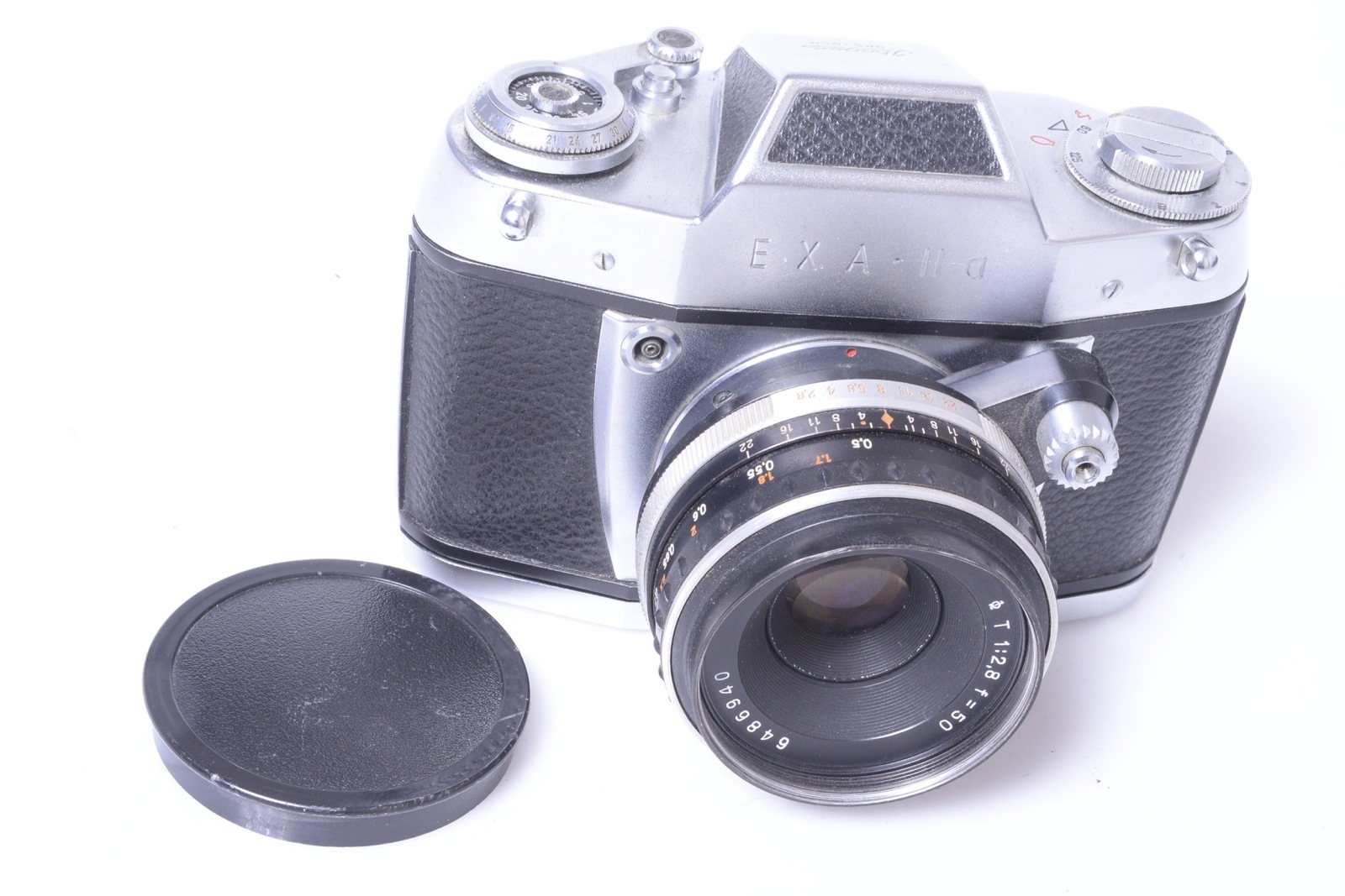 ✅ IHAGEE EXA IIA 35MM SLR CAMERA W/ ZEISS JENA 50MM 2.8 T LENS