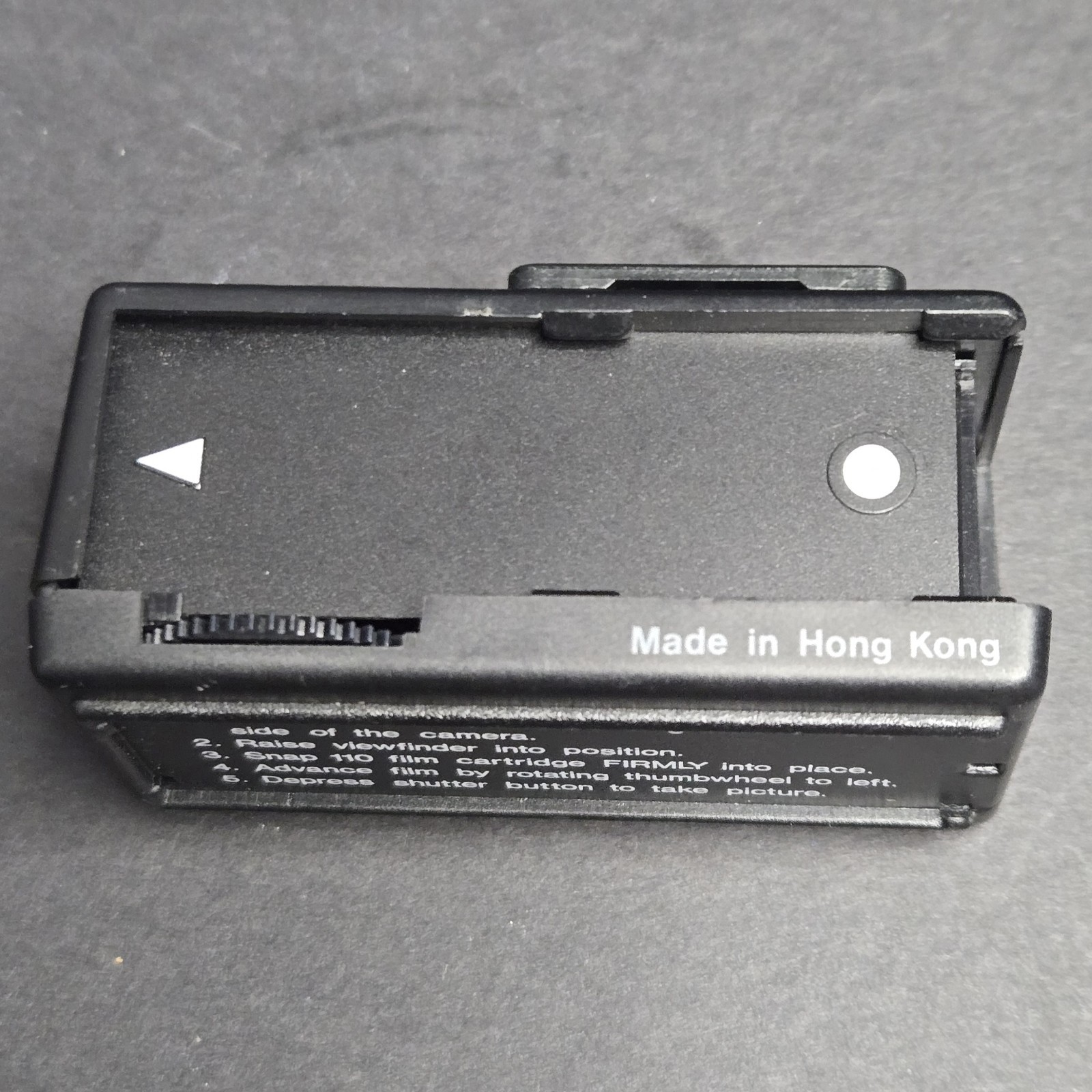 Vtg Ansco 50 Mini 110 Film Pocket Camera Pop-Up View Window Quick Shot Untested