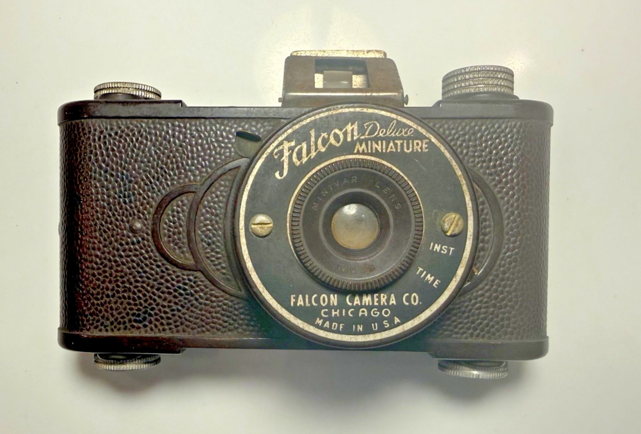 Vintage Falcon Deluxe Miniature Camera – Bakelite 127 Film Camera – Chicago