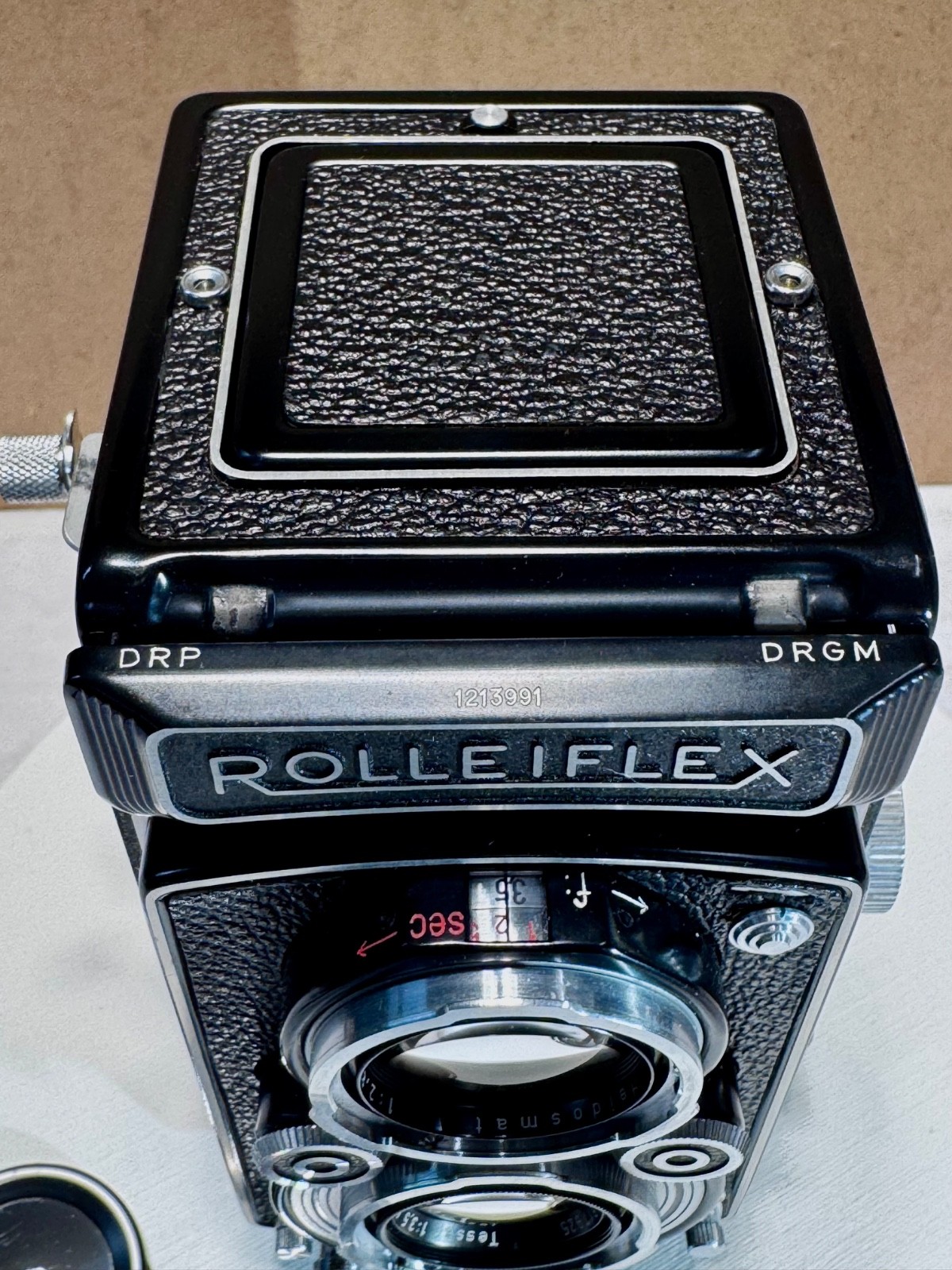 1951-1954 Original Rolleiflex 3.5A M-X Sync K4A 1:3.5/75mm w/Case & attachments