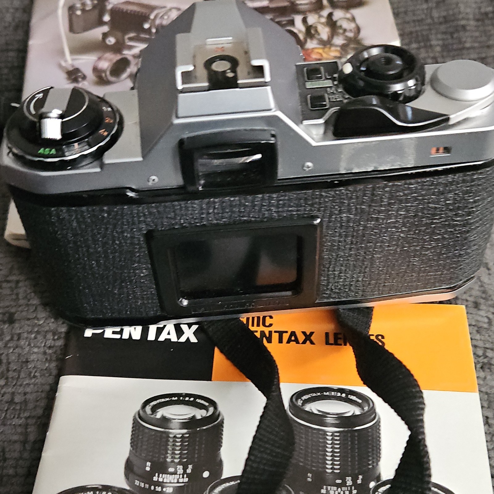 Pentax ME Super Silver 35mm SLR Film Camera w/ SMC Pentax-M 50mm f/1.7