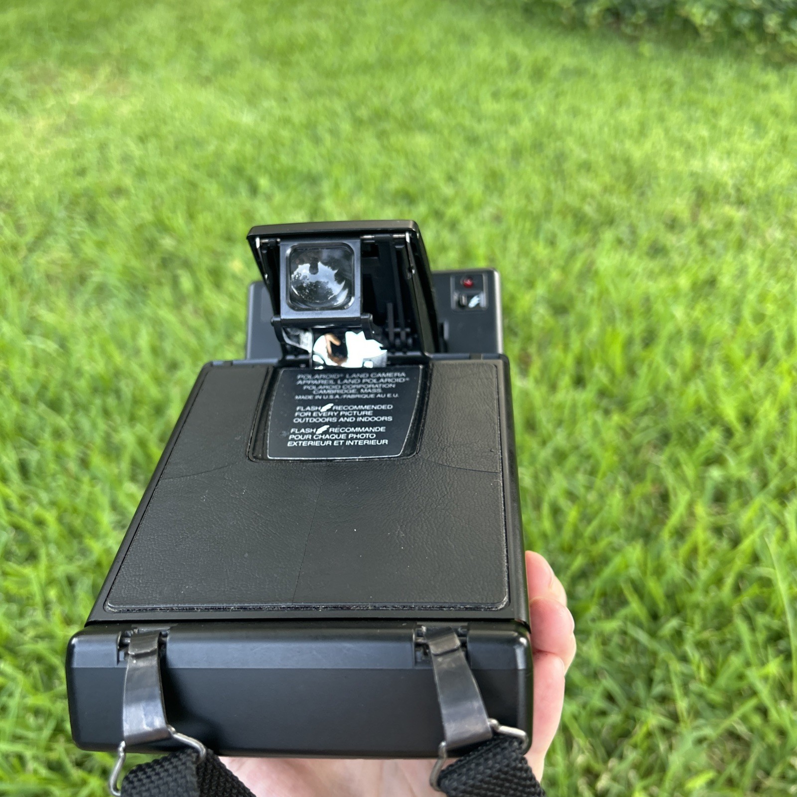 Polaroid SLR 680 Folding Instant Film Camera Working! N Mint