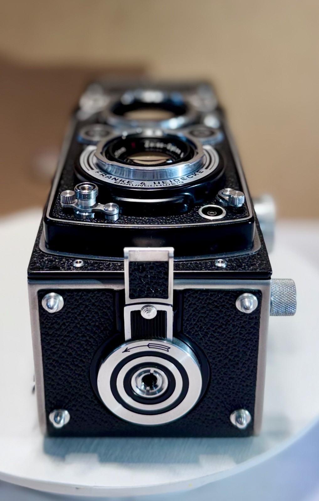 1951-1954 Original Rolleiflex 3.5A M-X Sync K4A 1:3.5/75mm w/Case & attachments