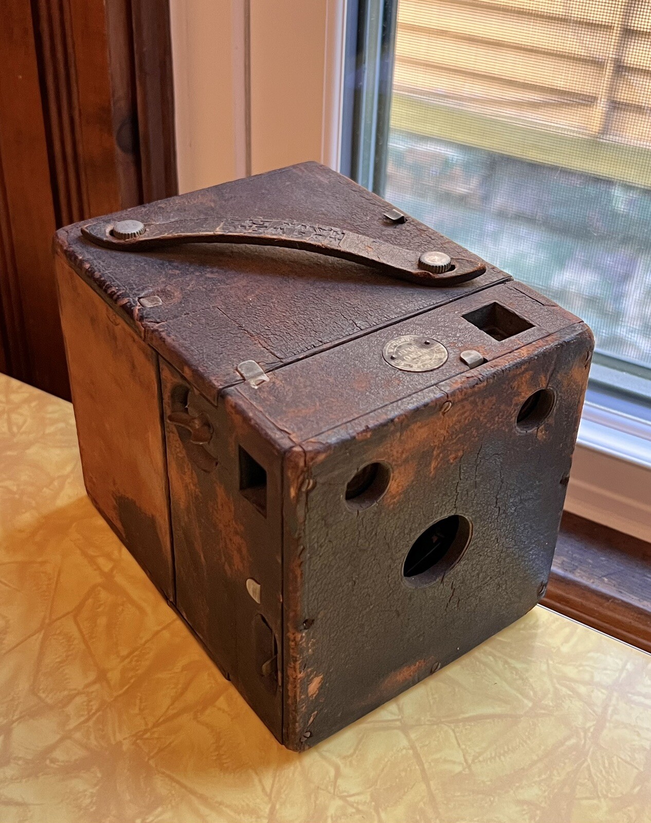 Antique Blair No. 5 Weno Hawkeye Film Box Camera Rochester New York