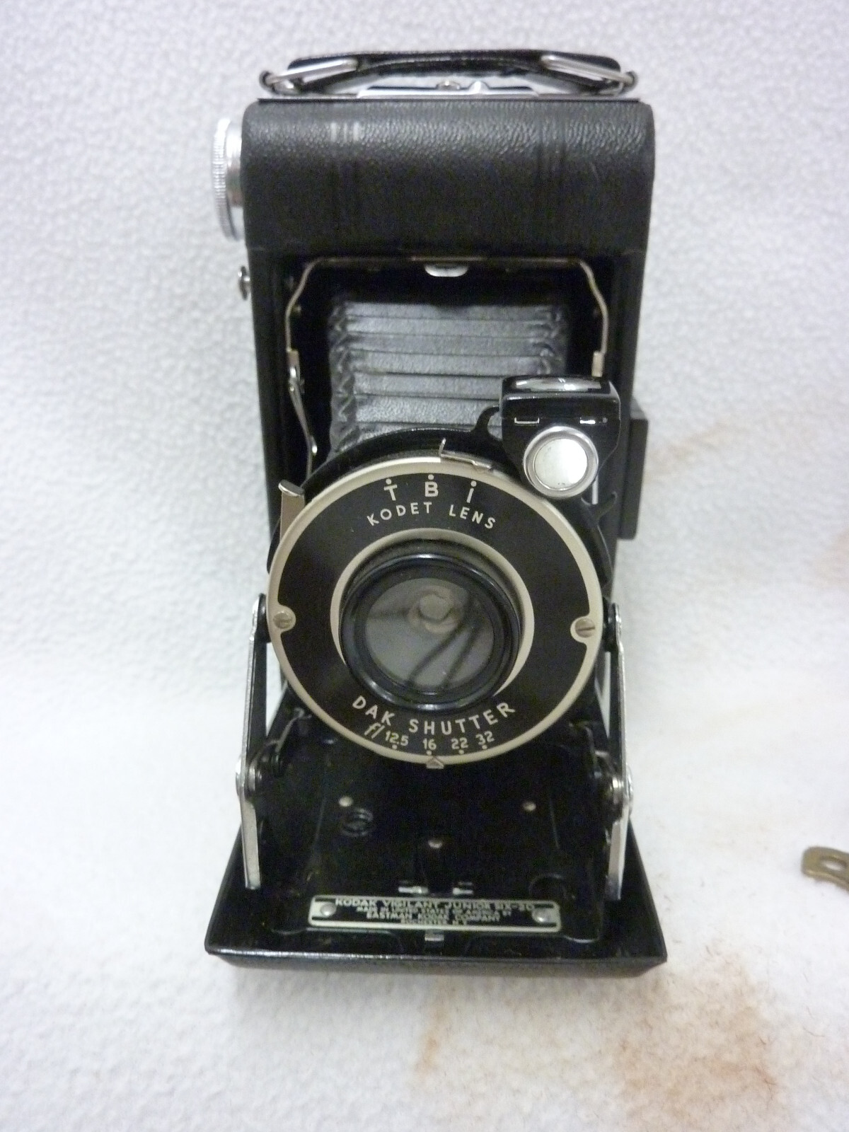 VTG KODAK VIGILANT JUNIOR SIX-20 CAMERA DAK SHUTTER KALART FLASH & CAMERA CASE