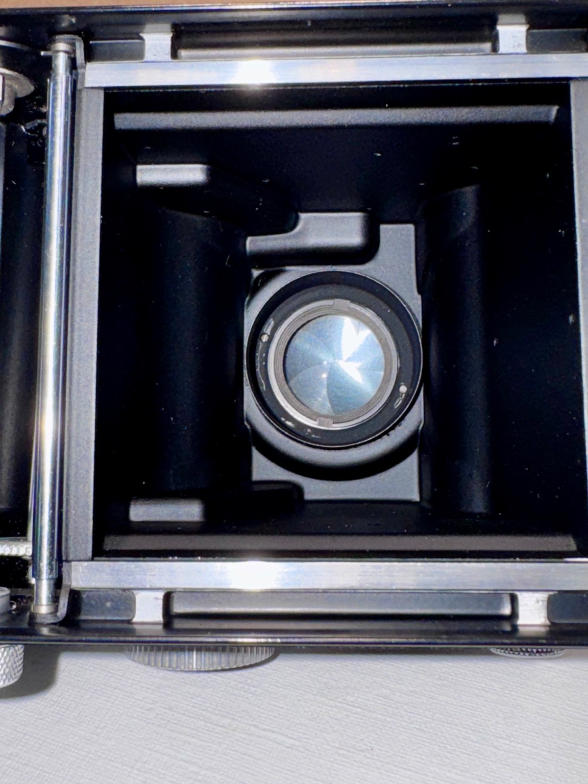 1951-1954 Original Rolleiflex 3.5A M-X Sync K4A 1:3.5/75mm w/Case & attachments