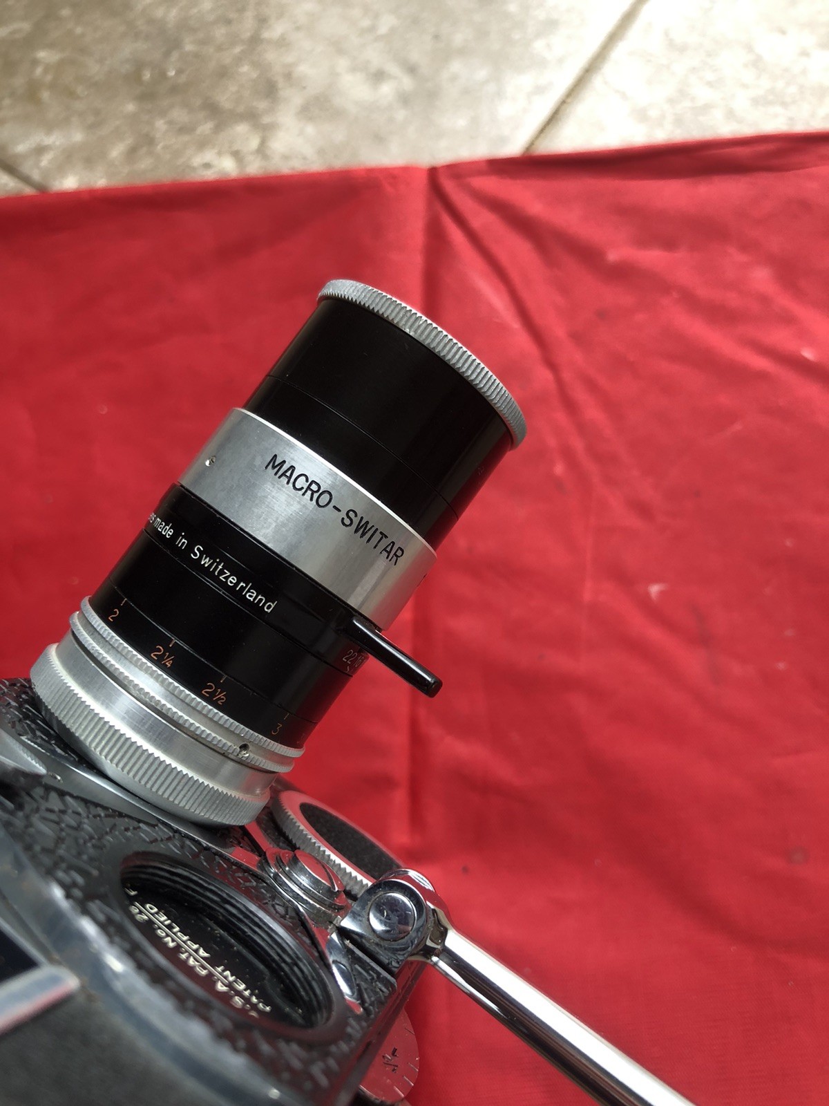 Bolex H8 Reflex Camera Body With Macro Switar Lens