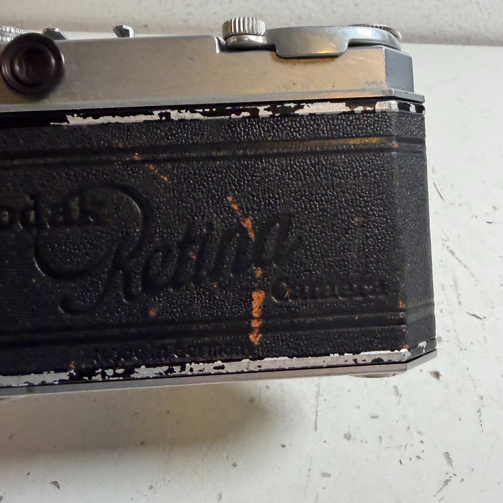 Vintage Kodak Retina IIa Black Compact 35mm Folding Rangefinder Camera