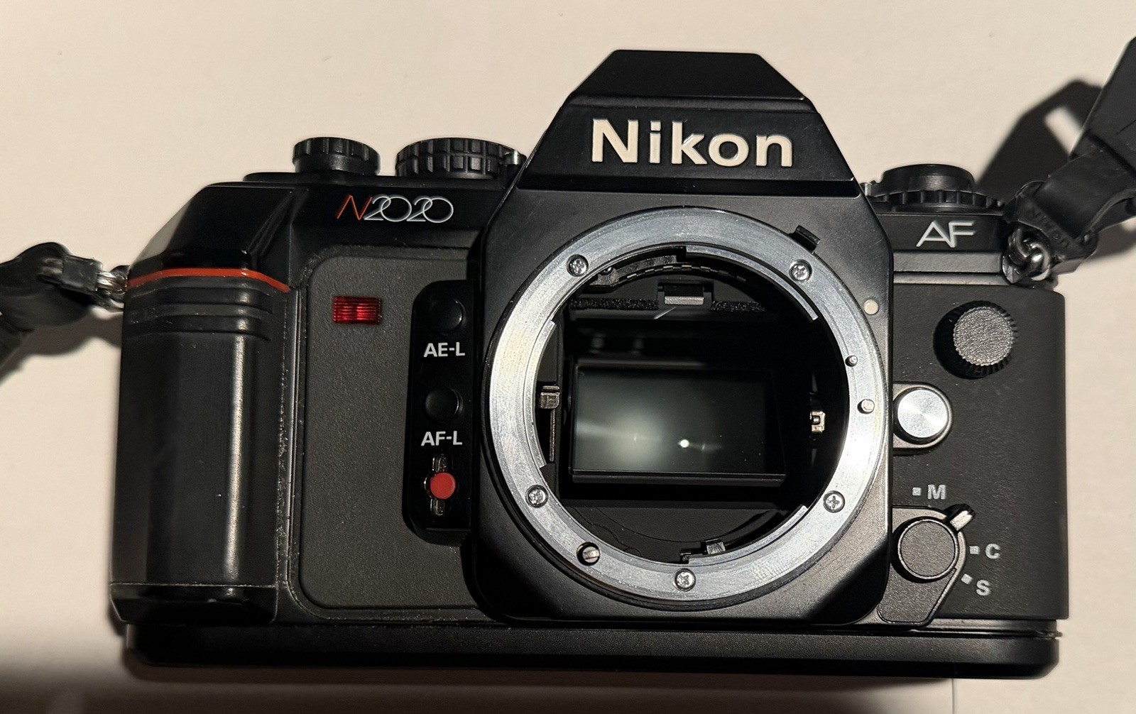 Nikon N2020 AF Black 35mm SLR Film Camera Body Only – No Lens Included