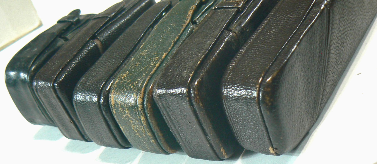 Minox Camera & Accessory Leather Cases – LOT OF 6 – Made in Germany