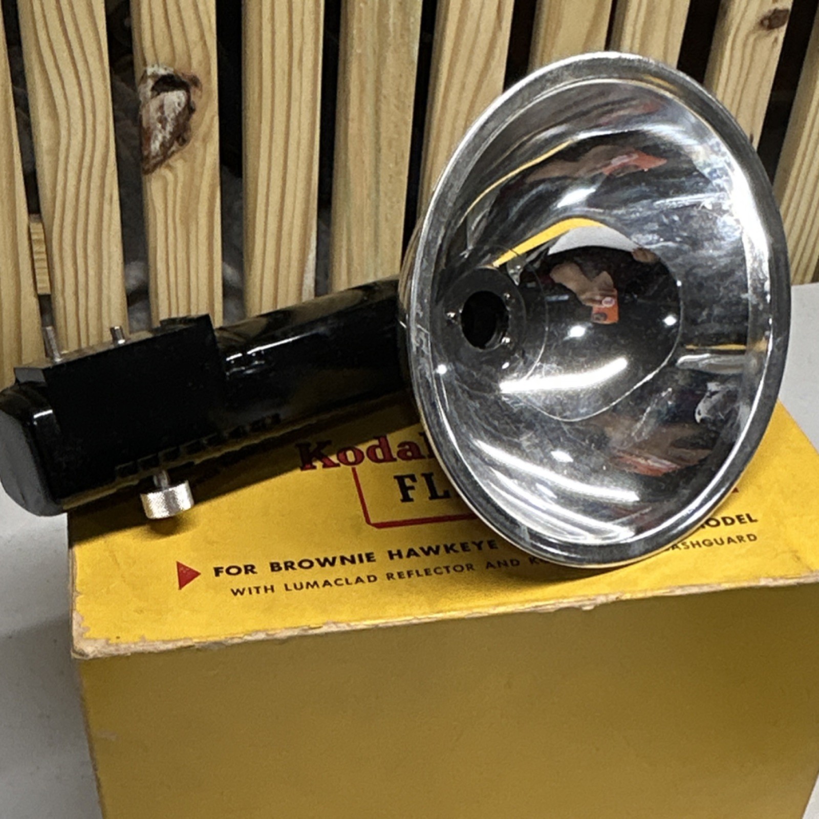 Kodak Tourist II Folding Camera & Brownie Hawkeye w/ Flashholder & Box