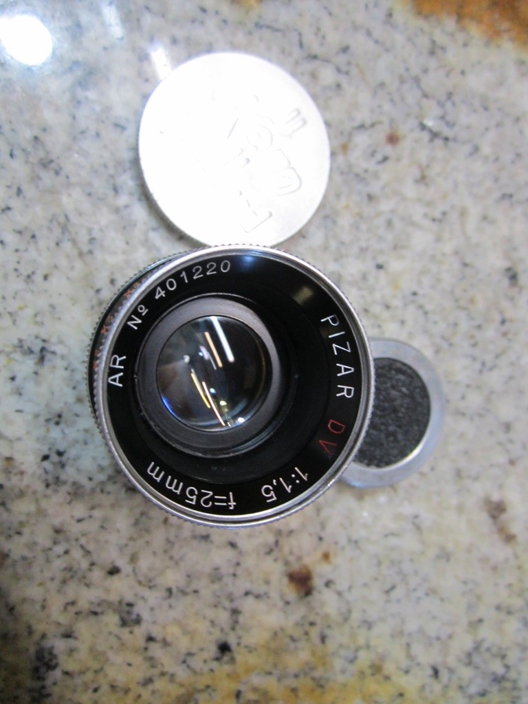 SUPER-16 KERN PIZAR DV H16 RX🔥 1.5/25MM C-MOUNT LENS BOLEX 16MM MOVIE CAMERA