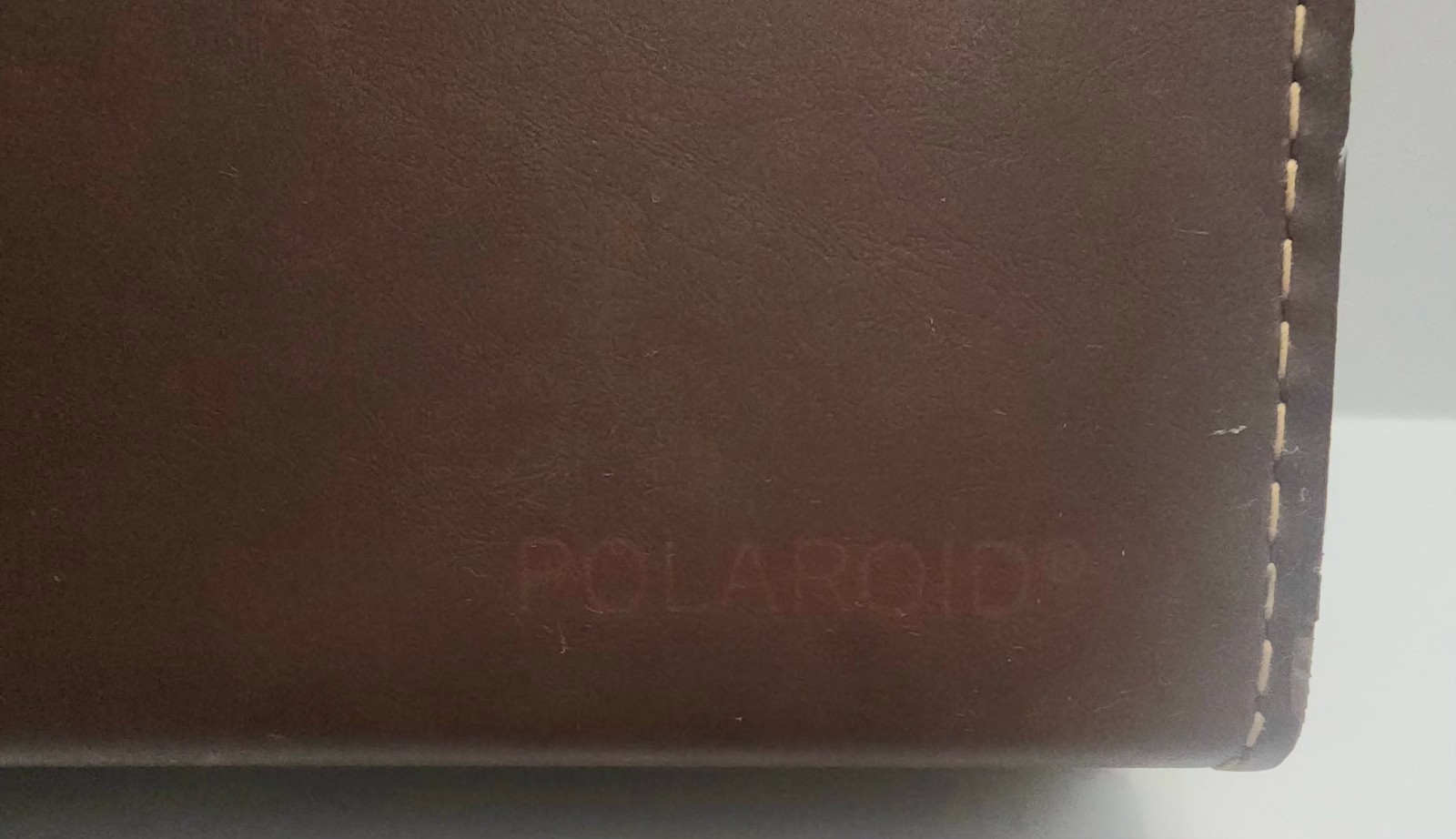 VTG Polaroid Sonar OneStep SX-70 Camera Case Brown Leather w/ Manuals Flash Bar