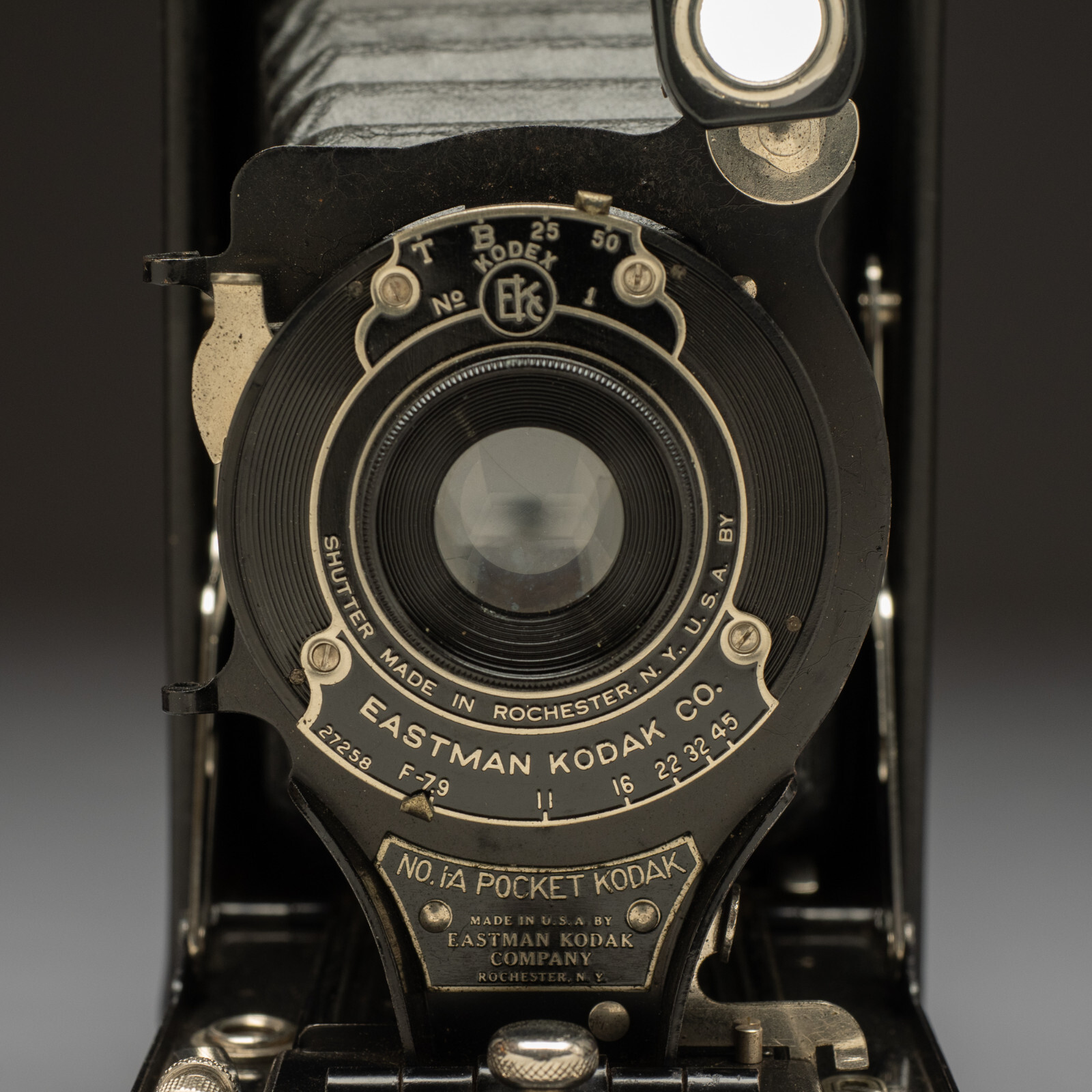 No.1A Pocket Kodak Very Clean 1926-1932 Film Size 116 With Case