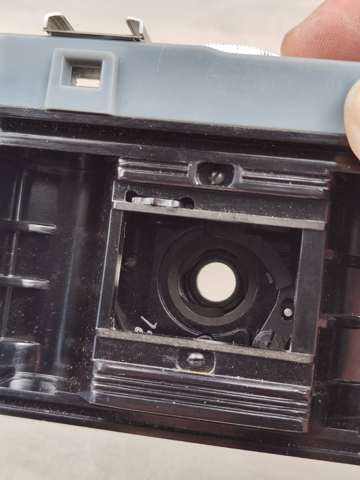 The Soviet scale camera “Smena-7” manufactured by the LOMO association