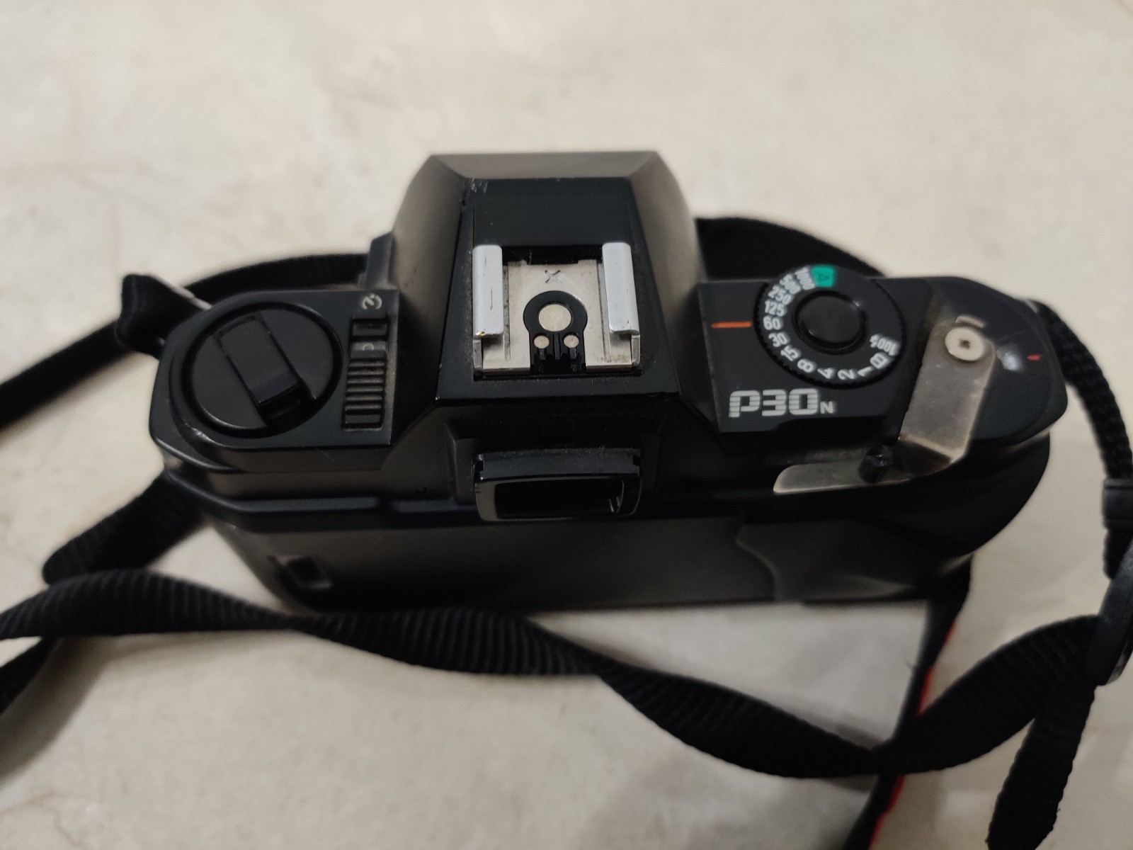 Pentax P30n camera with a free Photoline 35-70mm lens—Untested As It Is