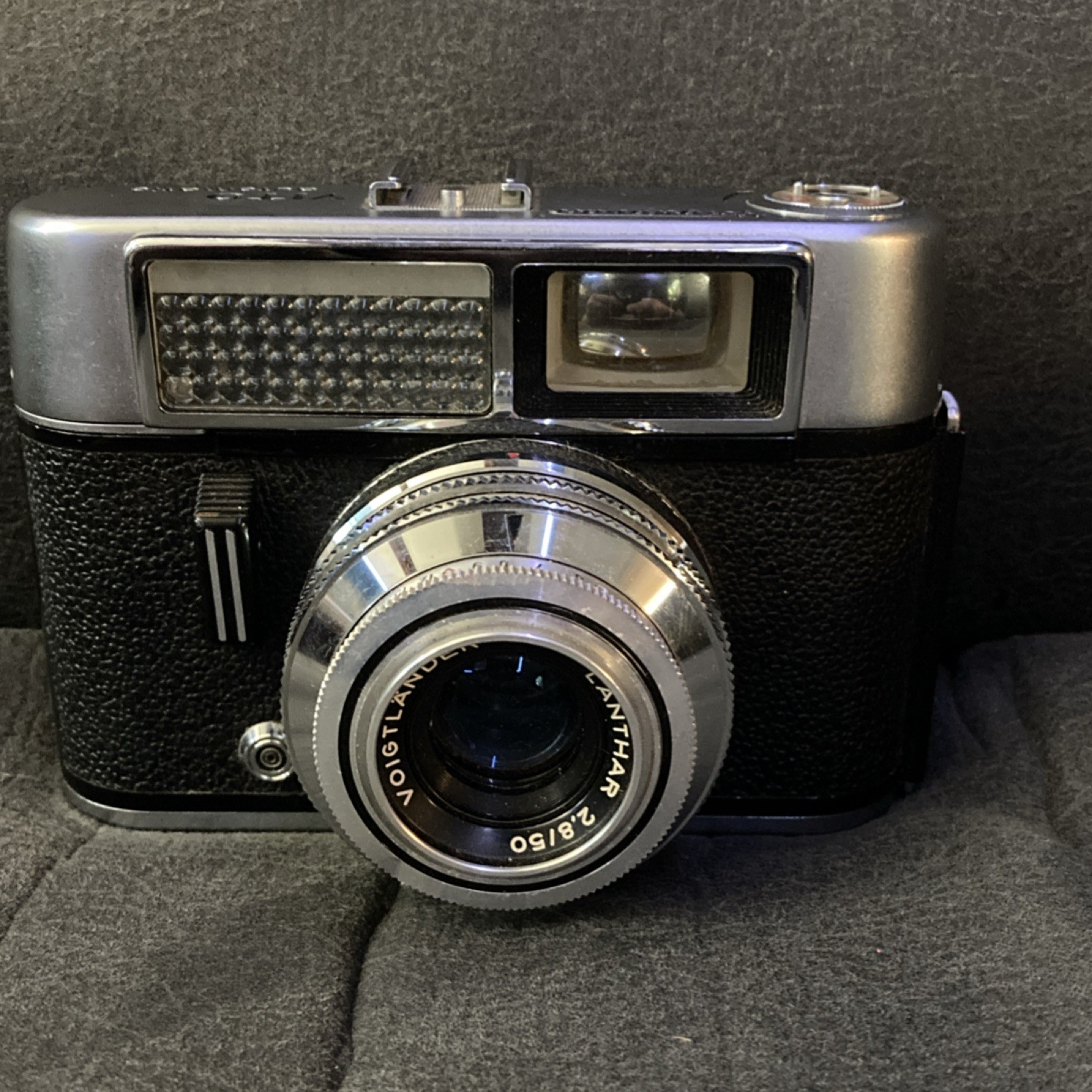 Voigtländer Vito Automatic Rangefinder Camera Lanthar 2.8/50 with Case 35mm film