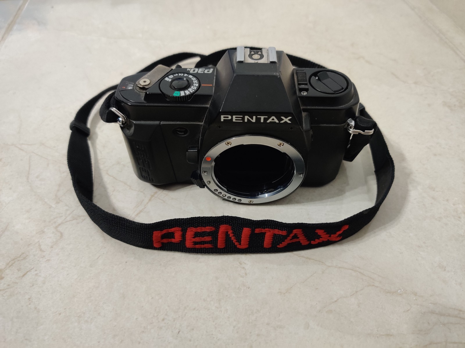 Pentax P30n camera with a free Photoline 35-70mm lens—Untested As It Is
