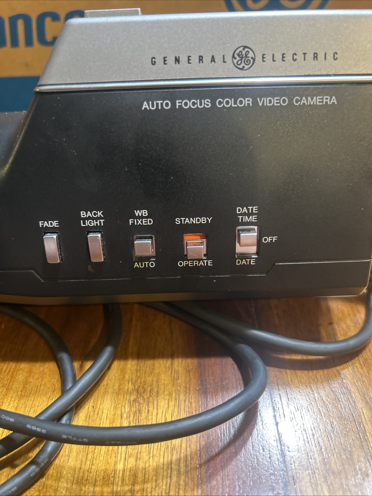General Electric Color Video Camera 1CVC5033E Auto Focus In Orig. Box Untested